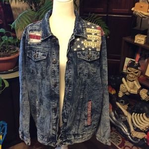 1738 original brand denim Button up jacket size L